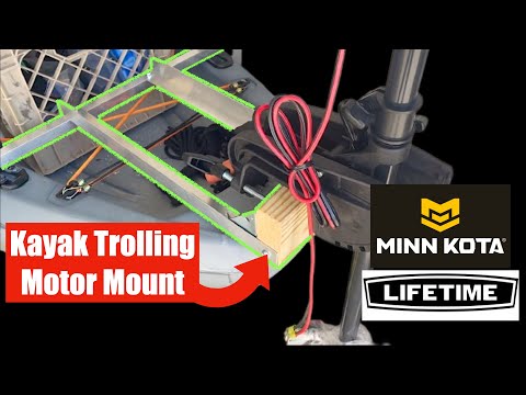 Видео: Самодельное крепление для троллингового мотора на каяке (Lifetime Tamarack Pro)