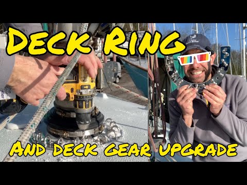 Видео: Легко устанавливаемое палубное кольцо для старых яхт — модернизация палубного оборудования Contes...