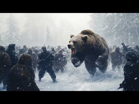 Видео: Шокирующие нападения медведей, снятые очевидцами