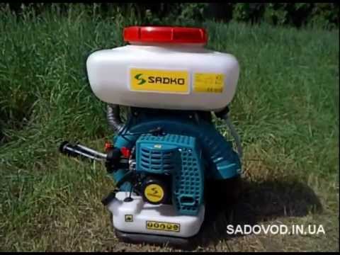 Видео: Опрыскиватель Sadko GMD-4015 (2,0 л.с.) обзор