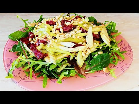 Видео: Салат, вартий зірки Мішлен. Освіжаючий салат з копченим баликом