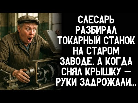 Видео: Слесарь разбирал токарный станок на старом заводе, а когда снял крышку — руки задрожали...