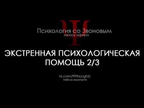 Видео: Экстренная психологическая помощь [2/3] / Пётр Звонов