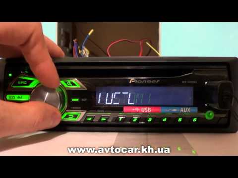 Видео: Видеообзор автомагнитолы Pioneer DEH-1500UBG