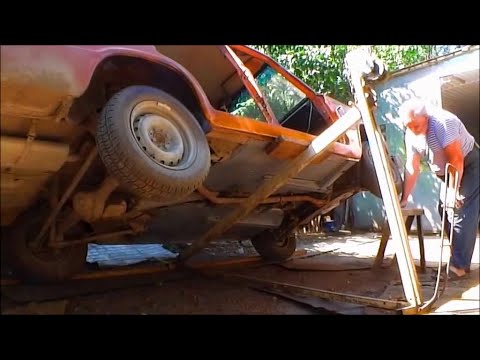 Видео: Применение самодельного подъёмника опрокидывателя, обзор и размеры.