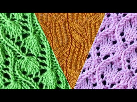 Видео: Вязание спицами: 🔎10🔍схемы узоров. DIAGRAMS / 10 / Knitting patterns.