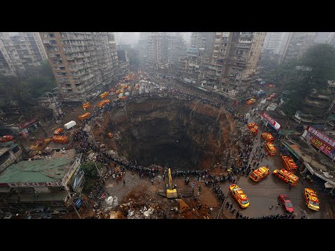 Видео: Инженеры осушили гигантскую воронку в Китае. То, что они нашли на дне, ошеломило всех!