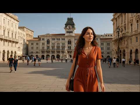 Видео: Триест, Италия 🇮🇹☀️Октябрь 2023 г. Пешеходная экскурсия в разрешении 4K 60