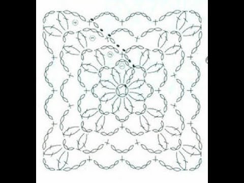 Видео: Квадрат крючком для начинающих* Square Crochet Motifs* Как вязать квадрат крючком МОТИВЫ  Урок 410
