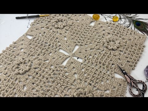 Видео: Легкий! Красивый! Вязание крючком, Свяжем мотив вместе🤗#crochet #diy #motif