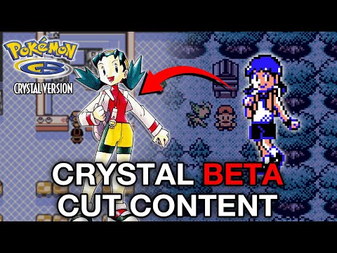 Видео: Бета-версия неиспользованного контента Pokemon Crystal | Вырезанный контент