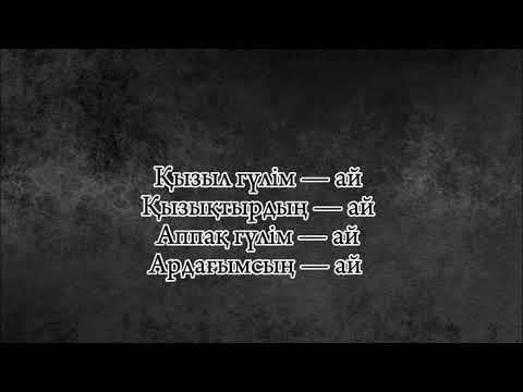 Видео: Қайрат Нұртас Қызыл Гүлім#караоке #әнайту #қайратнұртас