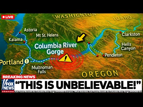Видео: То, что ученые только что обнаружили под ущельем реки Колумбия, потрясло всех