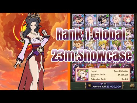 Видео: 1-е место в рейтинге Global 23m Box Showcase — обзор аккаунта №10 | Seven Deadly Sins Grand Cross