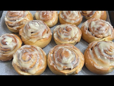 Видео: Синнабон. Самые ВОЗДУШНЫЕ и Нежные булочки 🥐 Обязательно попробуйте ☺️😍