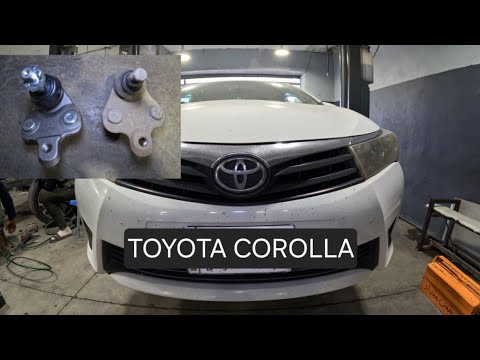 Видео: замена шаровой опоры ... Тойота Королла - toyota corolla #подвеска #ходовая