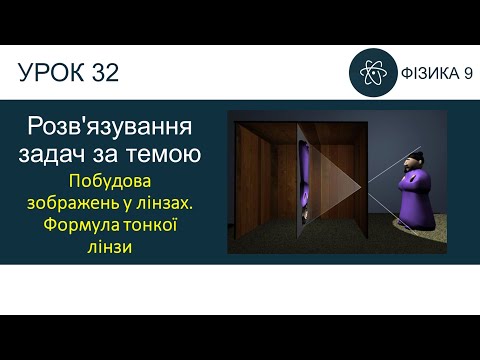 Видео: Фізика 9. Ще один урок з розв'язування задач на Побудову зображень у лінзах та Формулу тонкої лінзи