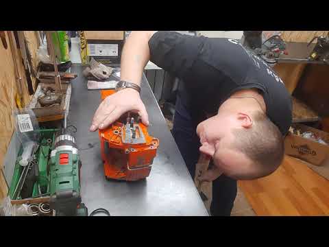 Видео: Сборка  пилы Хускварна 365, часть 1