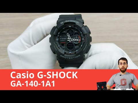 Видео: Обновление знаменитых GA-100 / Casio G-SHOCK GA-140-1A1