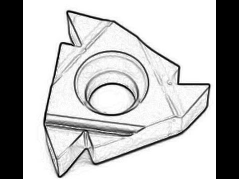 Видео: Как работает резьбовой резец из Китая  Купить резцы из Китая