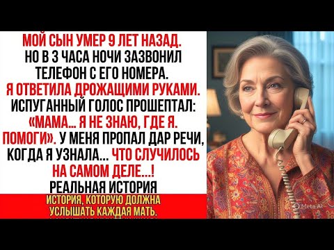 Видео: Мой сын умер 9 лет назад. Но в 3 часа ночи зазвонил его номер… и когда я ответила...