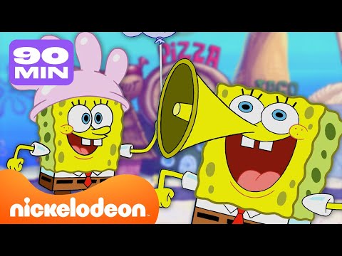 Видео: Губка Боб | Все места в Бикини Боттом! 90-минутная подборка | Nickelodeon Cyrillic