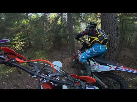 Видео: Полный круг класса хард гонки "Night Ride 2025" Enduro Сыктывкар