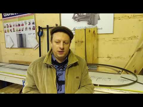 Видео: Измерение длинны петли ленточного полотна для лентопильного станка