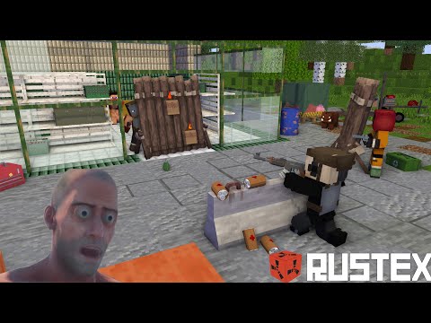 Видео: Живу в неспокойном районе RustEx + розыгрыш #растпвп #minecraft  #rustex @rustex_official