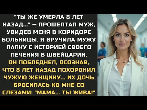 Видео: ＂Ты же умерла 8 лет назад...＂ — прошептал муж. Он осознал, что 8 лет назад похоронил чужую женщину..