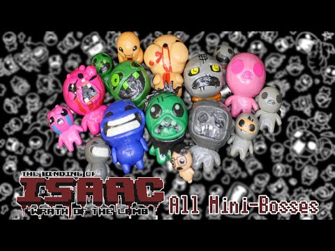 Видео: Обзор Мини-боссов The Binding Of Isaac Из Пластилина