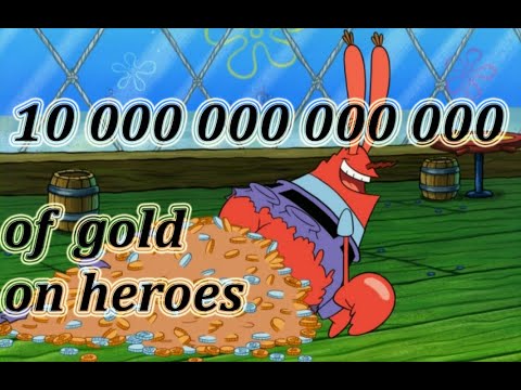 Видео: 10 000 000 000 000 (10 триллионов) голды тратим на героев в Grow Castle и мчимся по 4 волны.