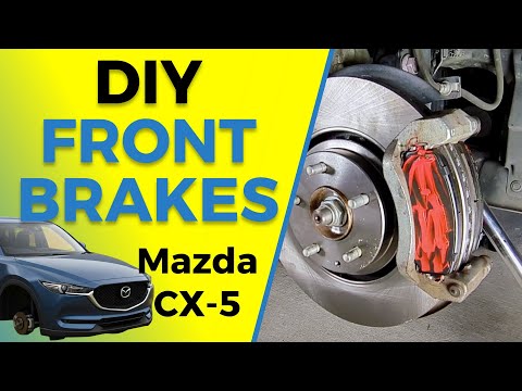 Видео: Замена передних тормозов Mazda CX-5 (колодки и роторы) | Руководство по эксплуатации 2016–2025 гг.