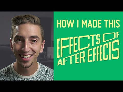 Видео: Как я анимировал эффекты заголовка After Effects