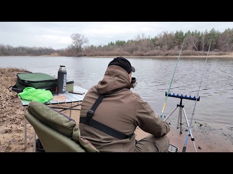 Видео: Риболовля в березні: клювало одна за одною!