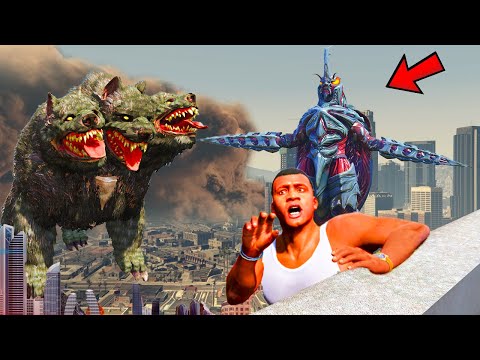 Видео: ЦЕРБЕРУС МОНСТР ҚАЛАҒА ШАБУЫЛ ЖАСАДЫ (GTA V)