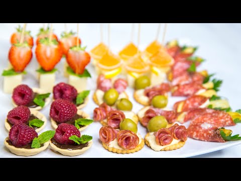 Видео: Такие КАНАПЕ СЪЕДАЮТСЯ МОМЕНТАЛЬНО! 5 Рецептов Очень вкусных КАНАПЕ на ПРАЗДНИЧНЫЙ СТОЛ или ФУРШЕТ!