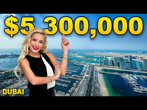 Видео: ПЕНТХАУС В ДУБАЕ ЗА 5,3 МИЛЛИОНА ДОЛЛАРОВ | Экскурсия по Dubai Marina House