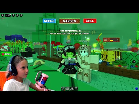 Видео: [🌻] Выращиваю сад огород в  Grow a Garden 🐝 Roblox