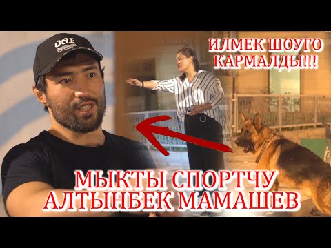 Видео: МЫКТЫ СПОРТЧУ АЛТЫНБЕК МАМАШЕВ ИЛМЕК ШОУГО КАРМАЛДЫ!!!