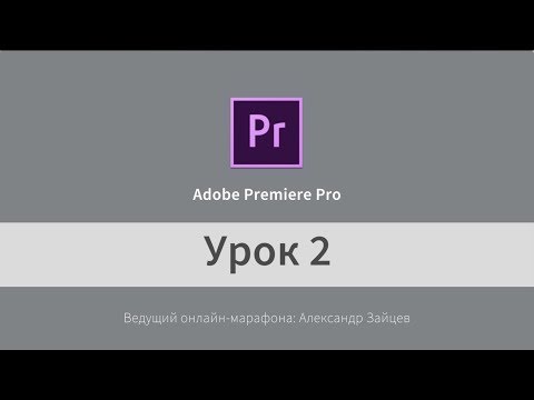 Видео: Урок 2. Adobe Premiere Pro (на русском). Как вставить музыку и замедлить/ускорить видео.