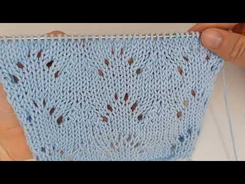Видео: Ух ты! Такой узор спицами я еще не видела