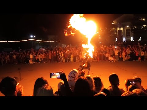 Видео: Кавалерово авиашоу и файершоу