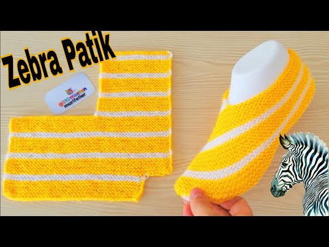 Видео: Супер легкие женские пинетки модель / вязаные женские пинетки носки