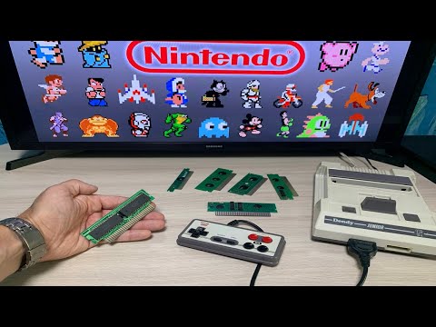 Видео: Проверка платок денди 8бит: Включаем и погружаемся в мир игр dendy - Серия 28