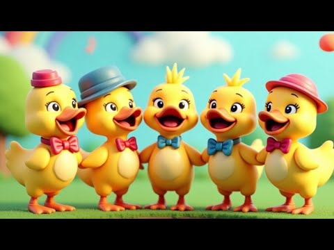 Видео: «Считаем с утками! 🦆 Детская песенка «Пять маленьких утят»»