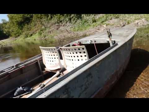 Видео: Казанка водомет идёт по ручью !!! нет преград )))