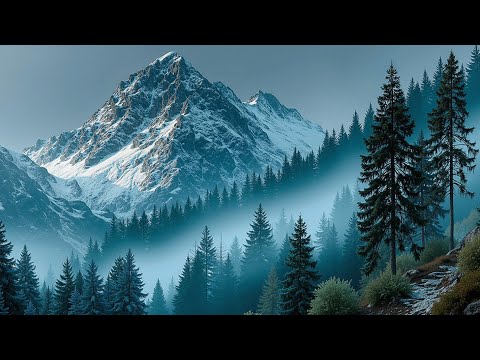 Видео: Уютное Зимнее Пианино & Глубокая Спокойная Инструментальная Музыка | Амбиенс Снежных Вершин