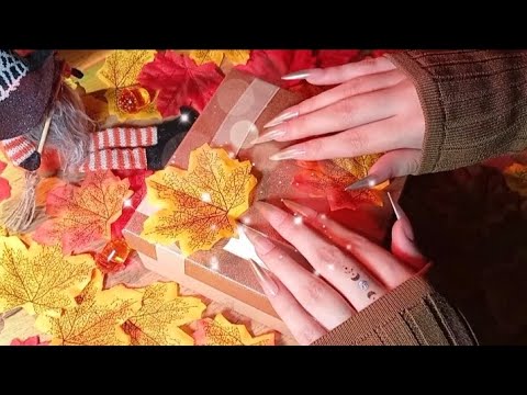 Видео: ASMR🧡Открываем Осеннюю Коробочку🎀🍁Для осеннего настроения 🔼🔅🍁Комфортный АСМР🎀🧡 