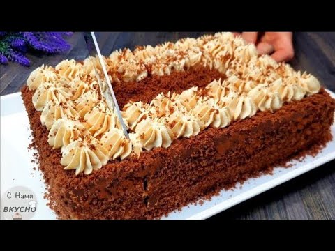 Видео: Торт МАРС тает во рту!🔝За КОПЕЙКИ!🔥Без Сливок! Вкусный шоколадный торт с заварным кремом! Рецепт😋